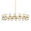 Luminaire rond moderne 36 po