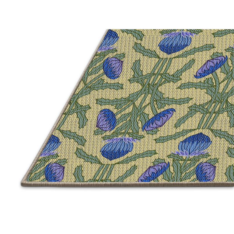 Tapis vert Power Loom, Rectangle 7 pi x 9 pi