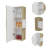 3-Shelf Rectangle Medicine Cabinet