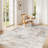 Elroy Contemporary Abstract Area Rug with Machine Washable and Non-Slip Backing-1329488192