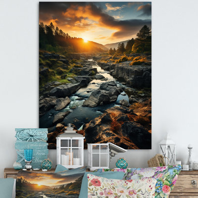 " Sunset In West Virginia Landscape "