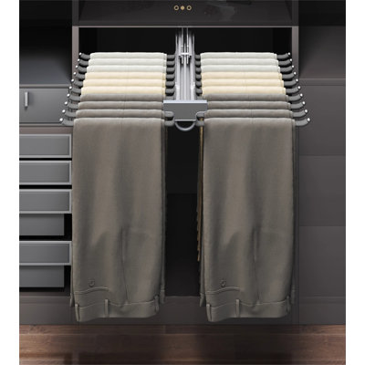 Maxhold Dual-Row Pull-Out Pants Rack