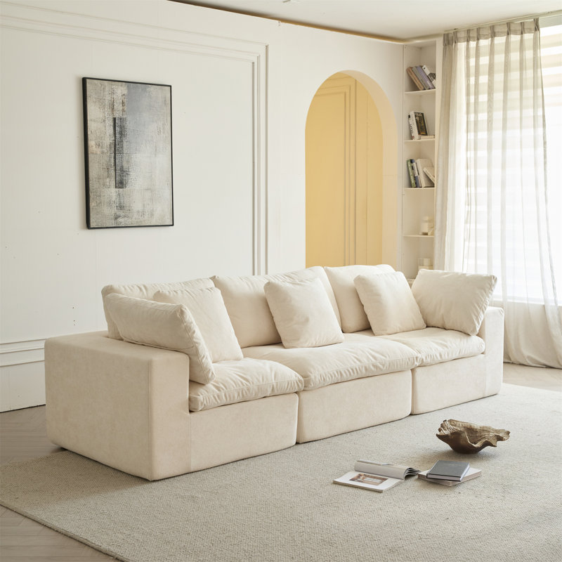 H-022-LEFT ARMREST-K3207-2 Compressed Compression Sofa