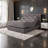 12" Smooth Top Foam Medium Plush King Mattress with Copper-Infused Cooling Technology-933191387