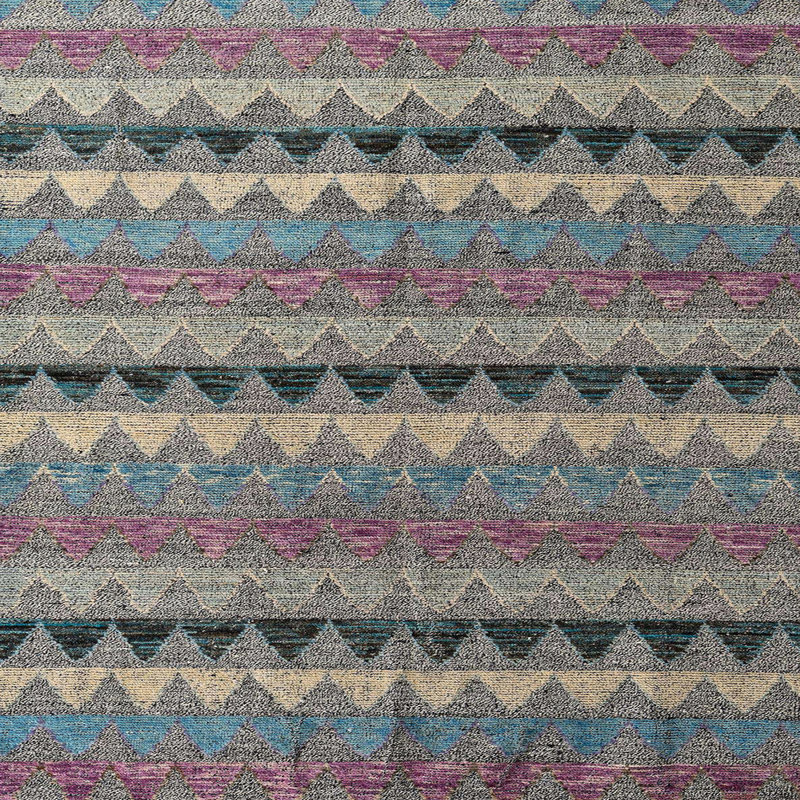 Tapis abstrait moderne 4641, Carré 8 pi