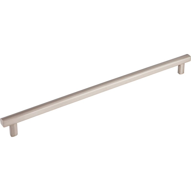 Hillmont Bar Pull, Brushed Satin Nickel, 12" Center to Center