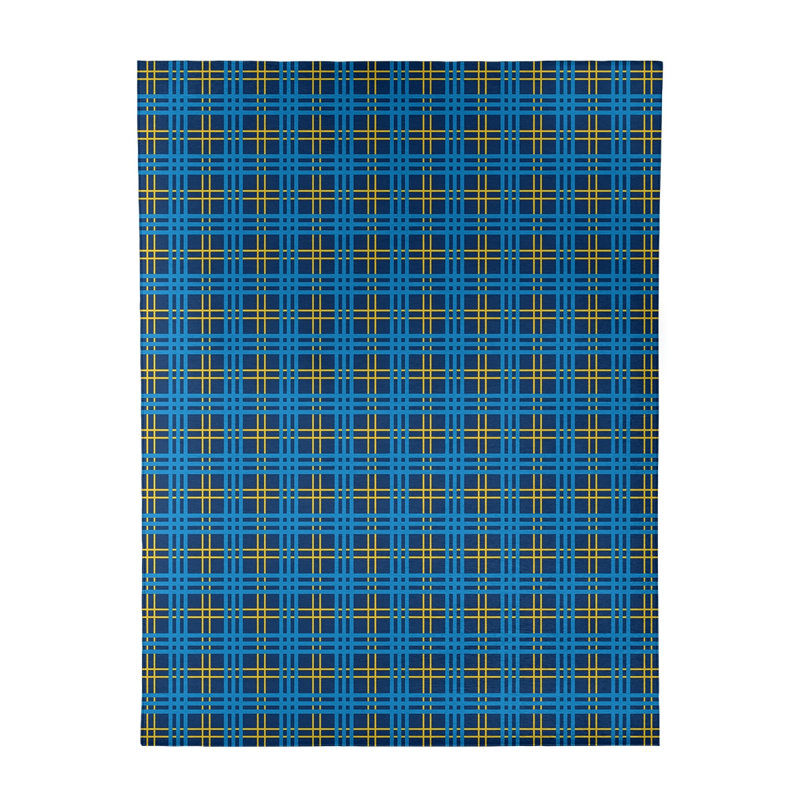 Plaid Indoor Rug, Rectangle 8' x 10'