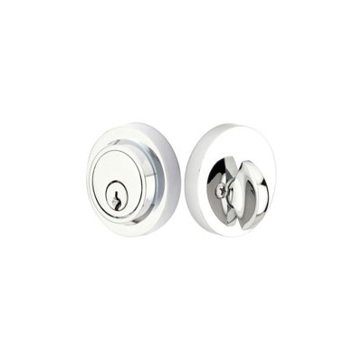 Pêne dormant à cylindre simple moderne pour porte en laiton non laqué de 1-3 / 8 "à 2-1 / 8"
