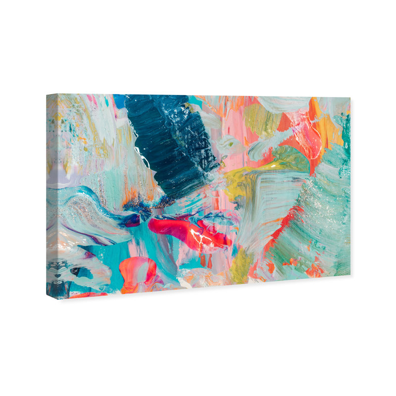 «Abstract That Love Feeling», impression sur toile, Toile tendue, H 36 po x l 54 po, Sans cadre