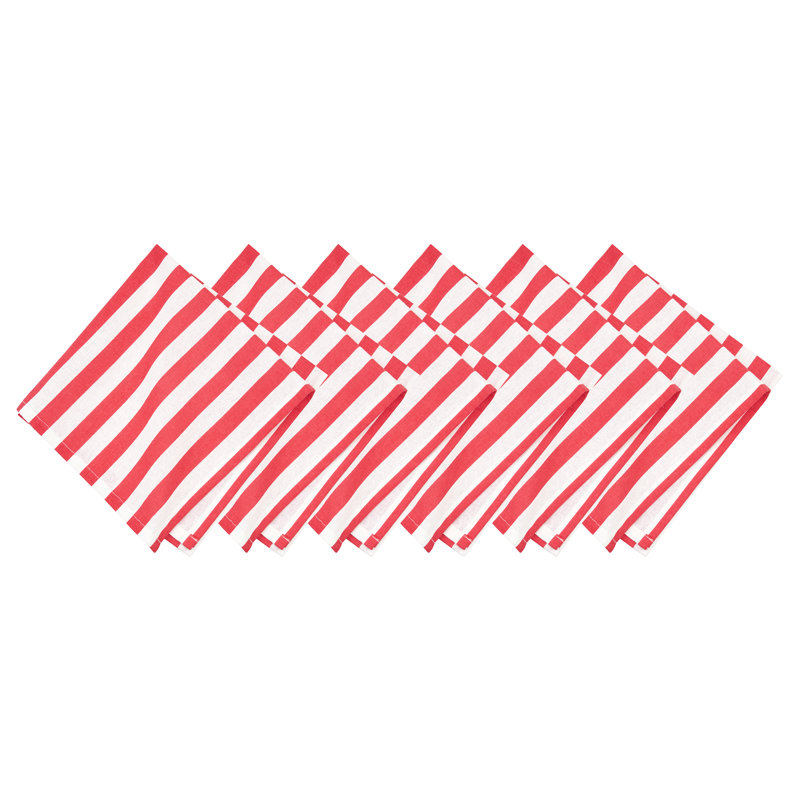 Watermelon Whimsy Cotton Napkin Machine Washable Set of 6