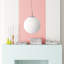 Advika 1 - Light Satin Silver Sphere Pendant-10973548