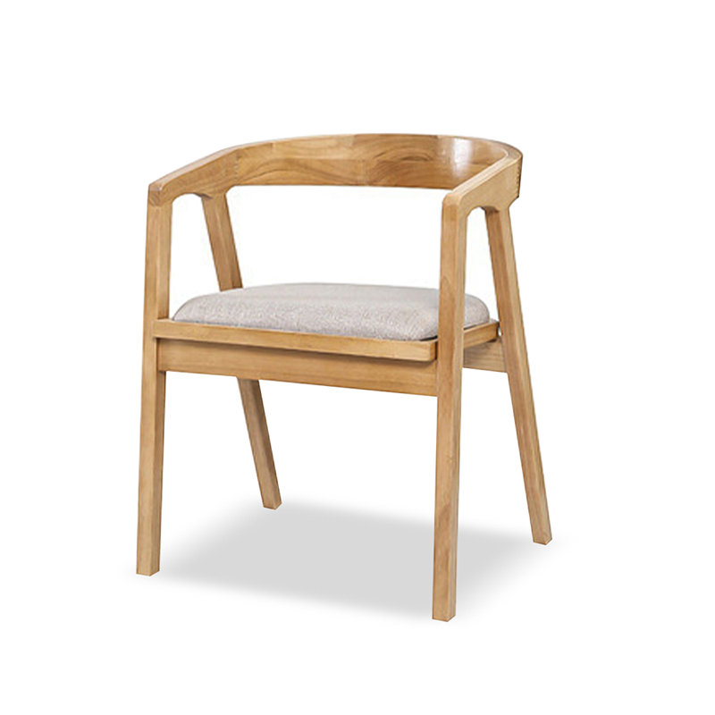 4 - Person Burlywood Rectangular Solid Wood Tabletop Dining Table Set