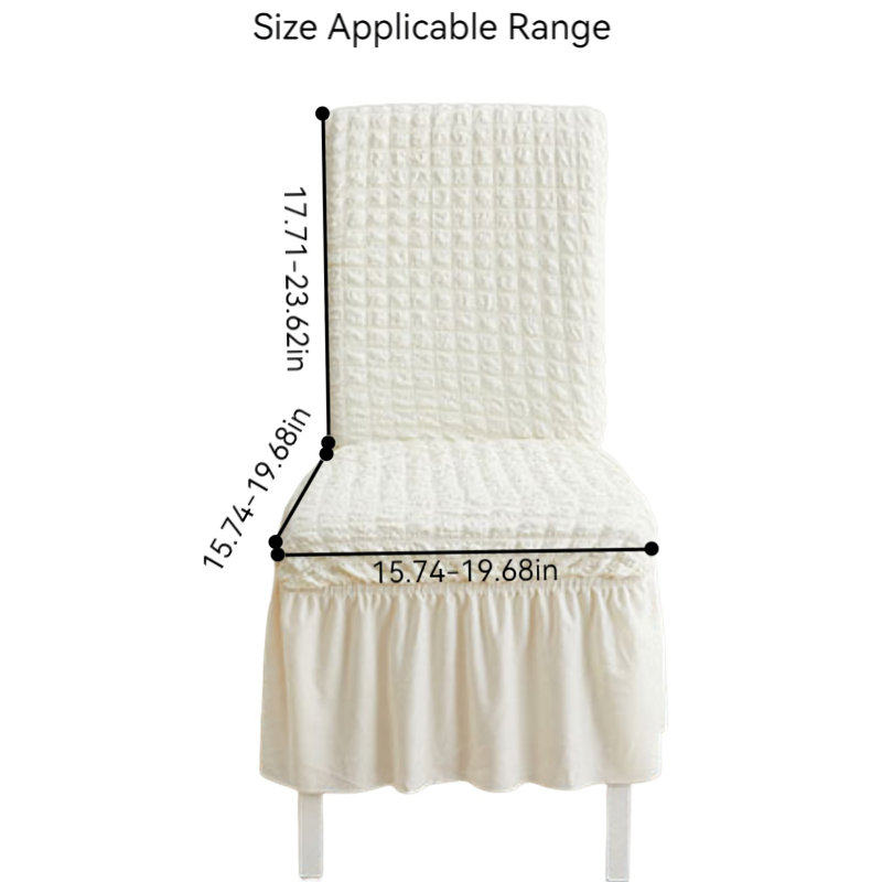 Housse pour chaise de salle à manger