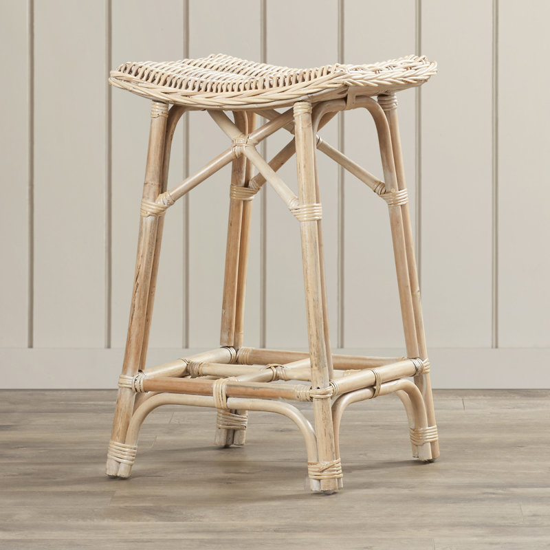 Tabouret d'appoint en bois massif Everton