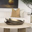 Ensemble de 2 plateaux décoratifs en métal martelé Jeraldene