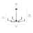 Steel Dimmable Classic / Traditional Chandelier-885021285-885021307-885021310