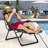 Petulah Outdoor Folding Lounge Chair Recliner, Extra Wide Reclining Chair with Adjustable Backrest-476170917