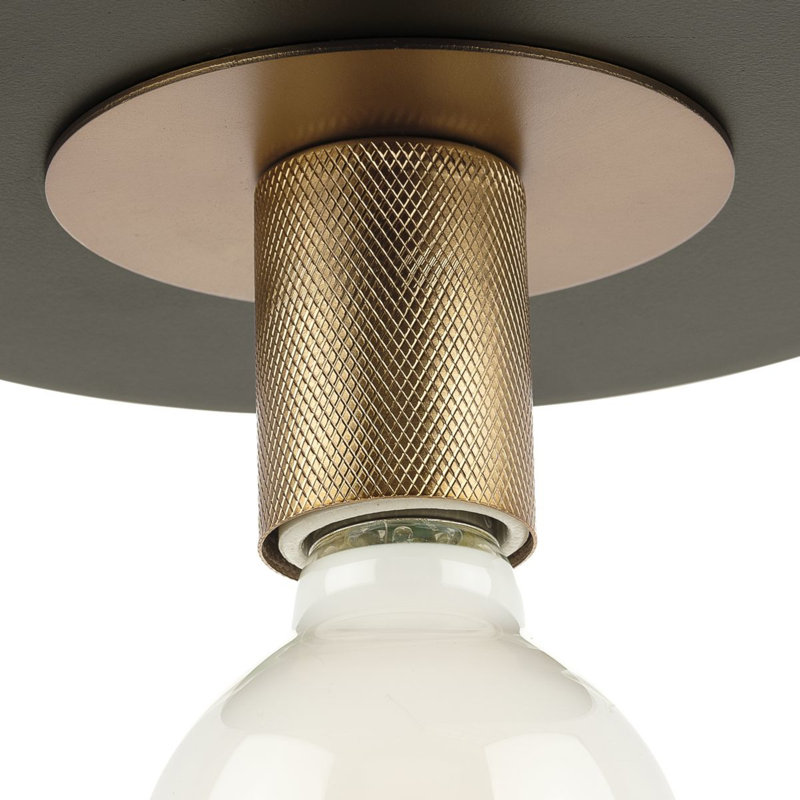 Luminaire suspendu simple à 1 lumière Gramercy, Bronze brossé