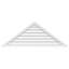 Ventilateur à pignon fonctionnel en PVC à structure triangulaire à montage en surface 11/12 pas-59870881
