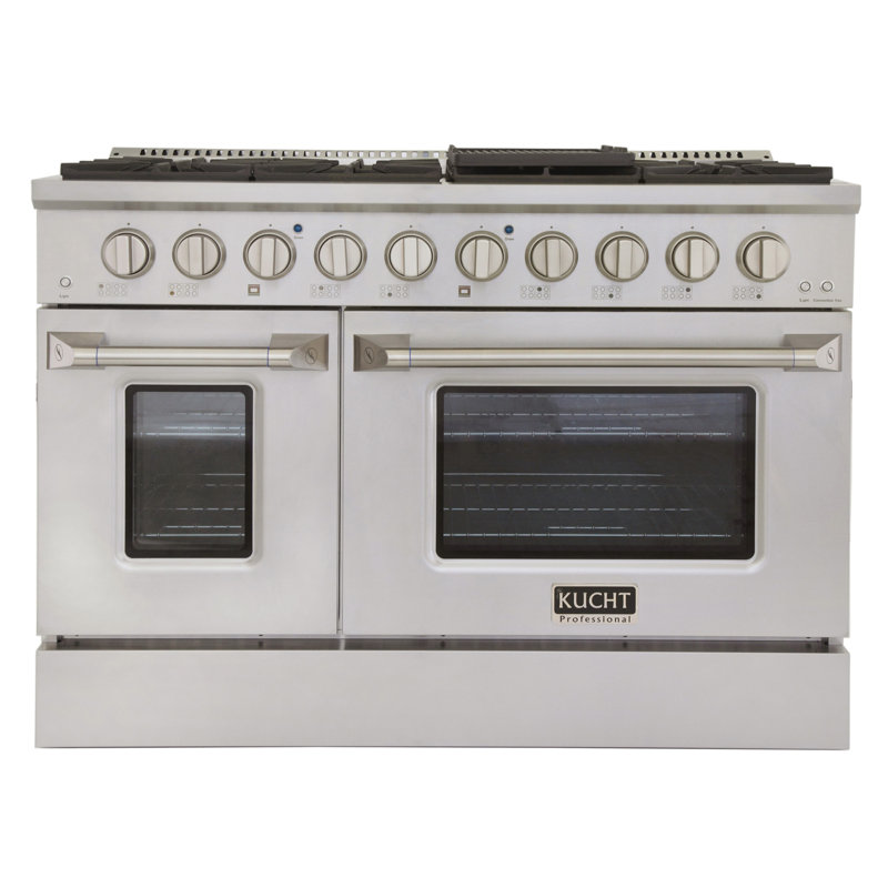 48" 6.7 Cu. ft Freestanding Gas, Stainless Steel, Liquid Propane