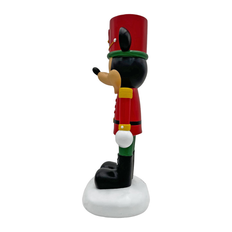 Statue de jardinier casse-noisette Mickey de Backyard Glory, produit Disney sous licence officielle