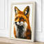 Fox Study Boho - Wrapped Canvas-1273255554-1273255552