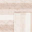 Laine tissée à la main / viscose / coton jacques. Tapis rayé beige-1849904057