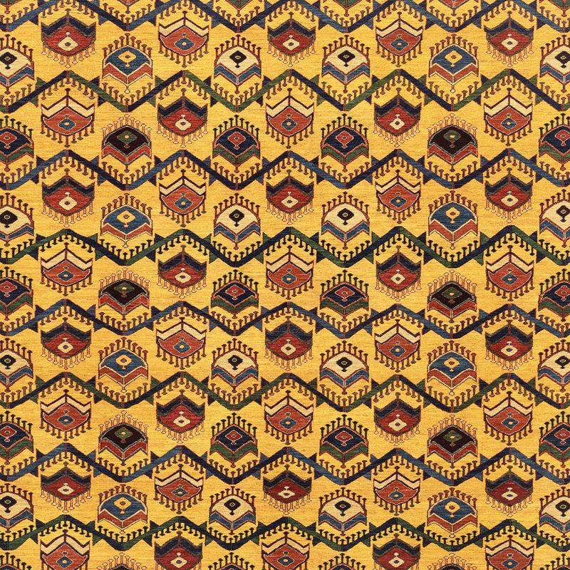 Abstract Indoor Rug, Square 8'