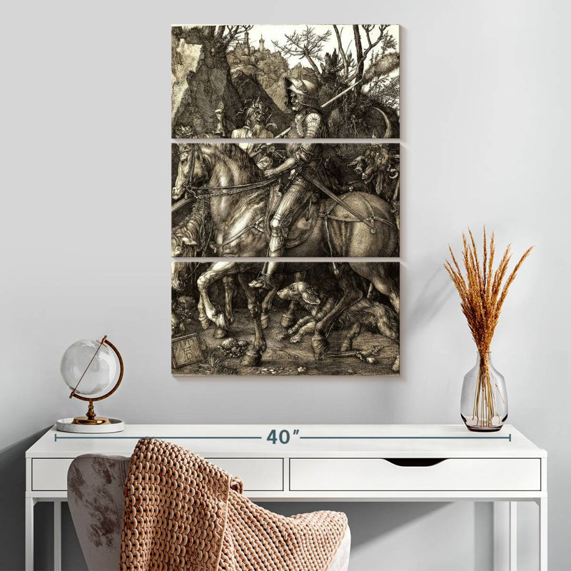 Knight Death And The Devil, H 32" x l 20"