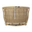 Fauteuil suspendu confortable avec coussin d'eau, conception de panier, structure en métal, assise de 20,50 po x 25,50 po, chaîne en fer de 12 po