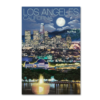 Publicité rétro sur toile Kadey «California»