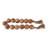 Mango Wood Bead Garland with Jute Tassel - Handcrafted Decorative Accent for Stylish Home Decor-124131803