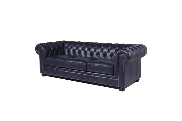 Adelbert 95" Rolled Arm Chesterfield Sofa