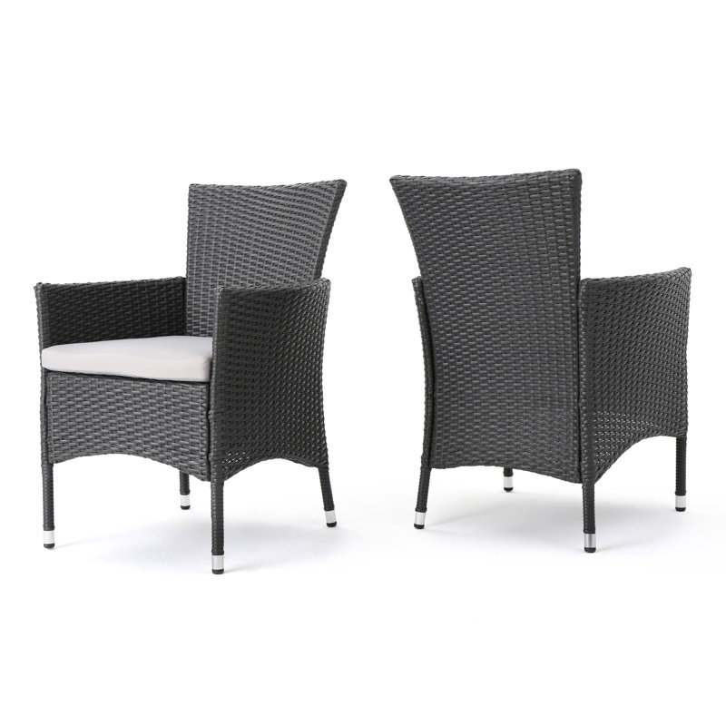 MALTA DINING CHAIR(set of 2), Beige, Gray