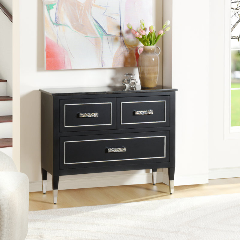 Chimdiadi - Stealth 3-Drawer Chest - Black