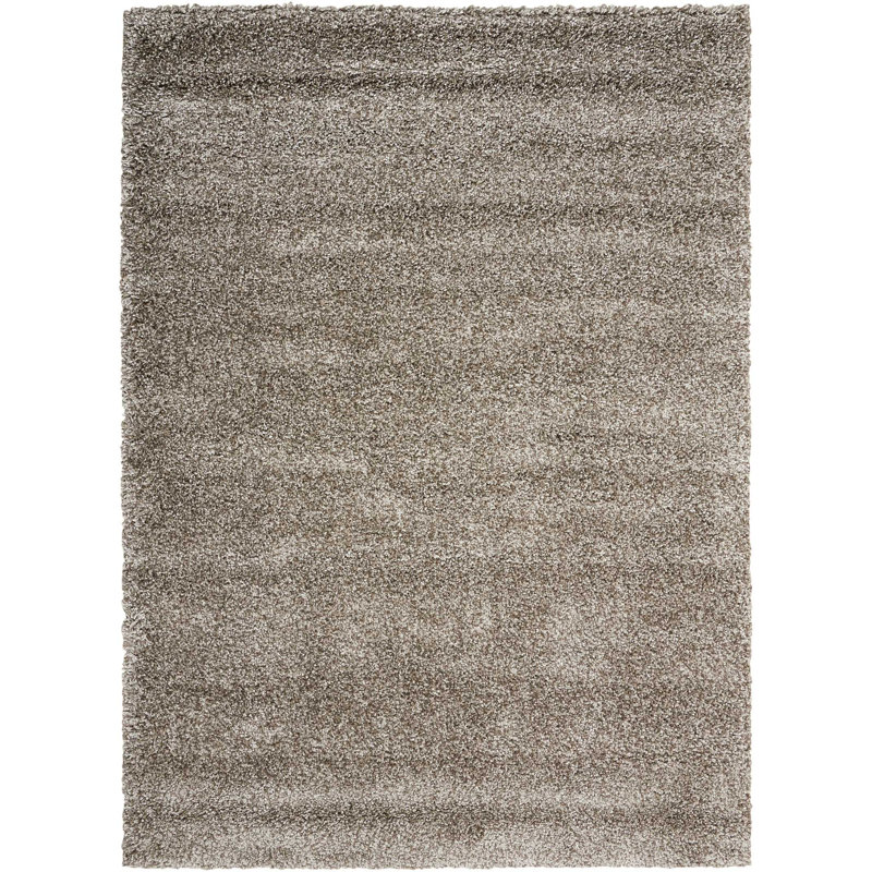 Tapis marocain beige à poils longs Sigrid, Rectangle 7 pi 10 po x 10 pi 10 po