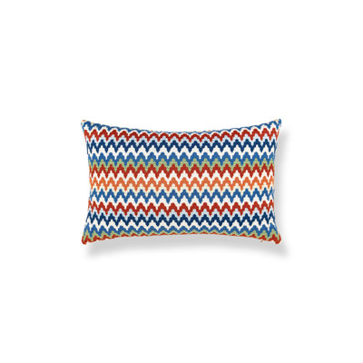 RAINBOW MOUNTAIN CREWEL PILLOW