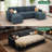 Anureet U Shaped Sleeper Pull Out Couch Storage Sectional Sofa