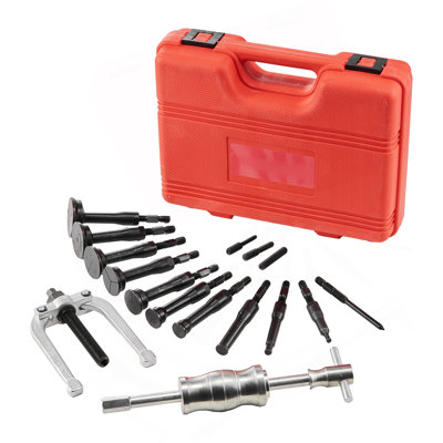16Pcs Blind Hole Bearing Puller Internal Extractor Remover Slide Hammer