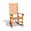 Chaise berçante d'extérieur simple pour terrasse