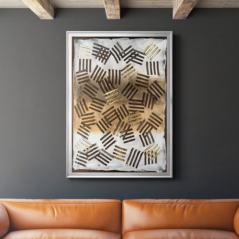 Raphia II - reproduction, Argent, H 30,5 po x l 22,5 po x P 1 po