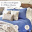 Ensemble de courtepointe réversible en microfibre Harmony Collection-488418773-488418774