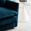 Chenille deux avec un canapé modulaire en bois bleu, éponge et bois-788342896