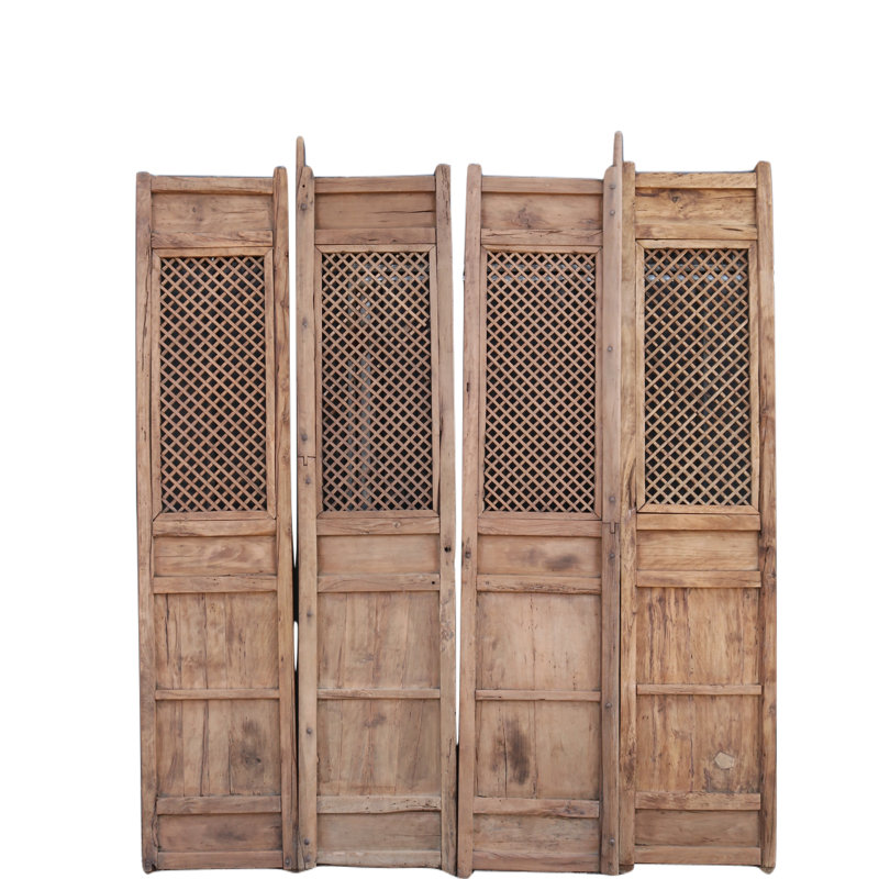 Unfinished Pine Folding Screen Doors