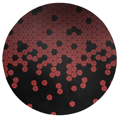 Chenille Polka Dots Indoor Rug