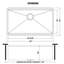 Évier de cuisine encastré en acier inoxydable de calibre 16 Ruvati Workstation-101380358