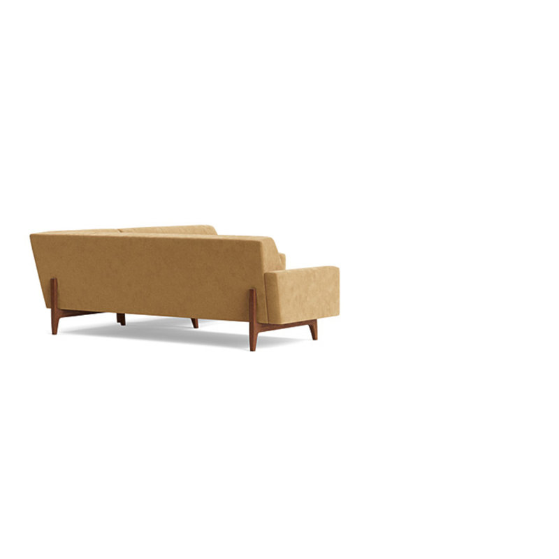 Tyler Sectional, Left Hand Facing, Performance Velvet - Nutmeg
