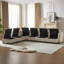 Canapé modulaire de 113,5 po en forme de U avec repose-pieds avec rangement, canapé modulaire à 6 places pour le confort du salon-358989850
