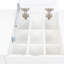 Bureau de table de commode blanc avec miroirs de maquillage à 4 tiroirs H 29,53 po x P 17,72 po x l 39,37 po-1864004541