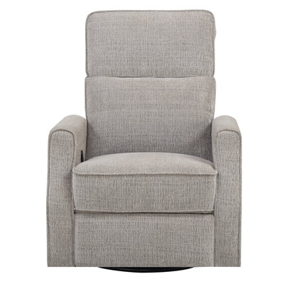 Pomeline Upholstered Swivel Recliner